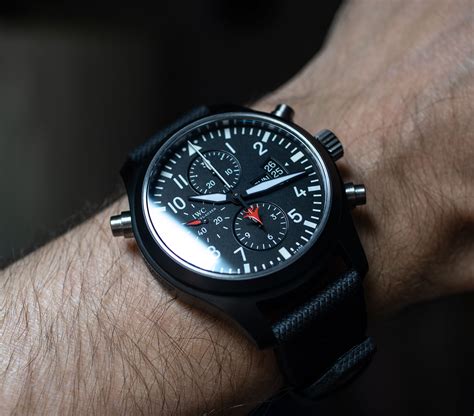 iwc double chronograph top gun replica|iwc pilot top gun review.